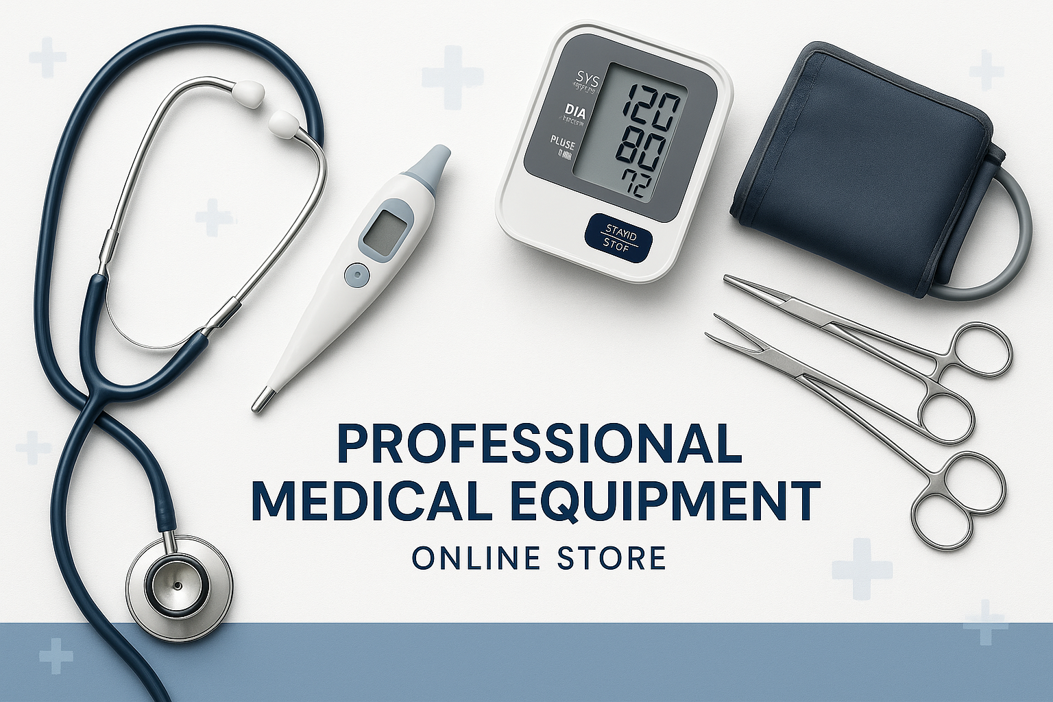 帮我生成一个医疗器械在线商铺的banner